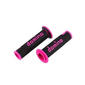 Grips Domino A450 On-Road Racing black / pink (Open End)