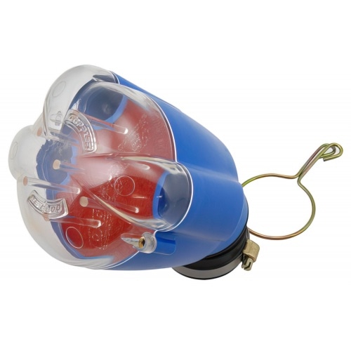 Воздушный фильтр доплер Вентури Новый стиль синий корпус/красная пена Воздушный фильтр доплер Вентури Новый стиль синий корпус/красная пена