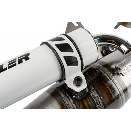 Выхлопная труба Doppler S3R Evolution Yamaha Aerox / MBK Nitro белый глушитель Выхлопная труба Doppler S3R Evolution Yamaha Aerox / MBK Nitro белый глушитель