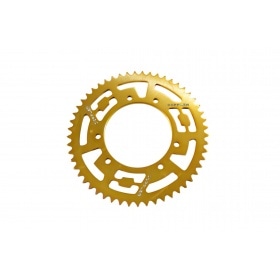 Aizmugurējā zobrats 53 zobi - 420 Doppler alumīnija CNC zelta Rieju MRT