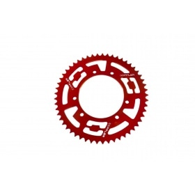 Aizmugurējā zobrats 53 zobi - 420 Doppler alumīnija CNC sarkans Rieju MRT