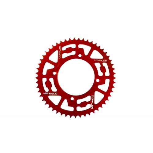 Aizmugurējā zobrats 53 zobi / 428 ķēdes Doppler CNC alumīnija sarkans Beta RR Aizmugurējā zobrats 53 zobi / 428 ķēdes Doppler CNC alumīnija sarkans Beta RR