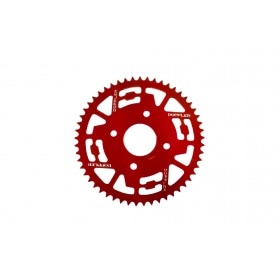 Rear Sprocket 53 teeth – 420 Doppler aluminium CNC red Yamaha TZR