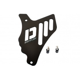 Priekšējais cilindra skriemeļa pārsegs / ķēdes aizsargs alumīnija melns Doppler Minarelli AM6