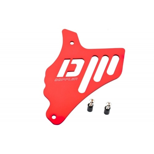 Priekšējais cilindra skriemeļa pārsegs / ķēdes aizsargs alumīnija sarkans Doppler Minarelli AM6 Priekšējais cilindra skriemeļa pārsegs / ķēdes aizsargs alumīnija sarkans Doppler Minarelli AM6
