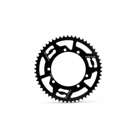 Aizmugurējā zobrats 53 zobi - 428 Doppler alumīnija CNC melns Sherco Enduro 50