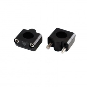 Stūres kronšteini alu D.28,6mm Doppler melni