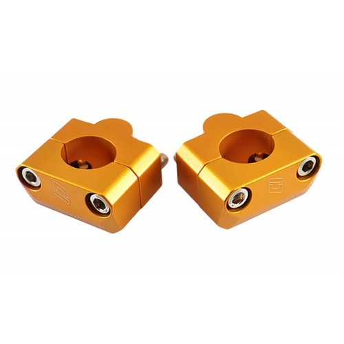 Stūres skavas / kronšteini d 28.6mm Doppler Alu zelta krāsā Stūres skavas / kronšteini d 28.6mm Doppler Alu zelta krāsā