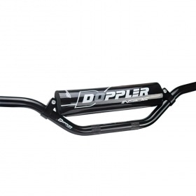 Motocross Handlebar Doppler silver / black pad