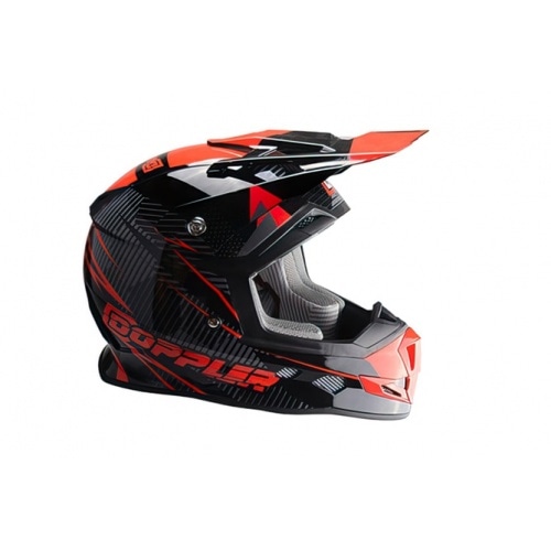 Motokrosa ķivere Doppler melna / sarkana S Motokrosa ķivere Doppler melna / sarkana S