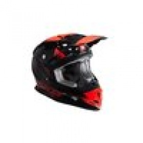 Motokrosa ķivere Doppler melna / sarkana S