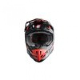 Motokrosa ķivere Doppler melna / sarkana S