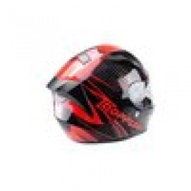 Full Face Helmet with double visor Doppler V2 black / red