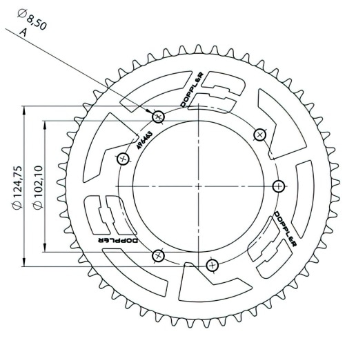 Chain Kit aluminium red 14×53 – 420 Doppler Derbi Senda DRD Chain Kit aluminium red 14×53 – 420 Doppler Derbi Senda DRD