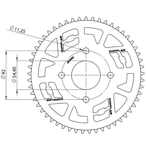 Chain Kit aluminium red 13×53 – 420 Doppler Yamaha TZR / X-Power after 1998 Chain Kit aluminium red 13×53 – 420 Doppler Yamaha TZR / X-Power after 1998