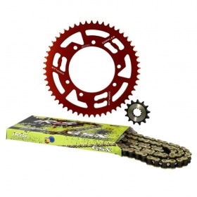 Chain Kit aluminium red 13×53 – 428 Doppler Sherco 50cc