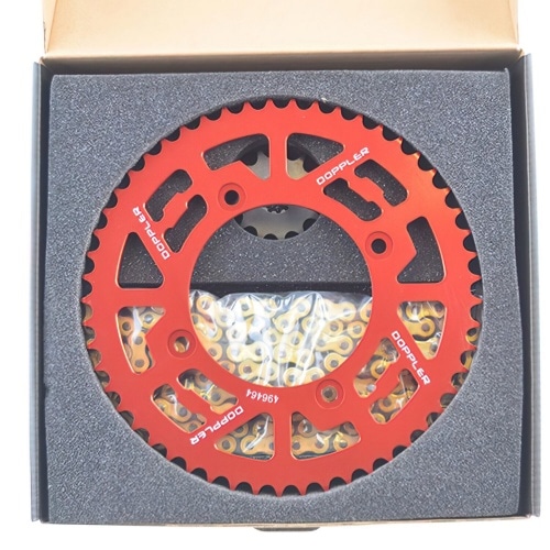 Chain Kit aluminium red 13x53 - 420 Doppler Beta RR Chain Kit aluminium red 13x53 - 420 Doppler Beta RR