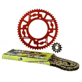 Chain Kit aluminium red 13x53 - 428 Doppler Beta RR