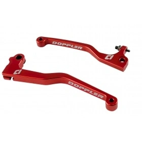 Bremžu / sajūga sviru komplekts Doppler CNC sarkans Beta RR