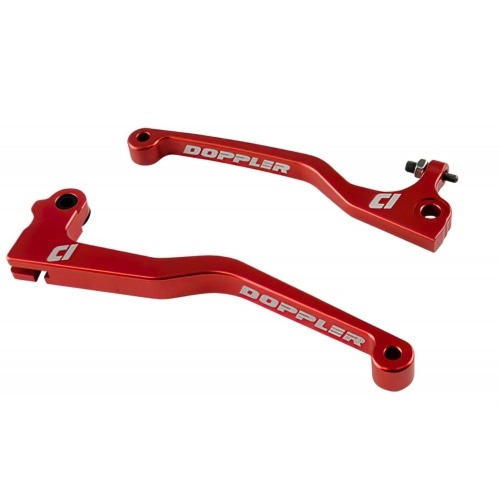 Bremžu / sajūga sviru komplekts Doppler CNC sarkans Beta RR Bremžu / sajūga sviru komplekts Doppler CNC sarkans Beta RR