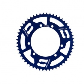 Aizmugurējā zobrats 53 zobi - 428 Doppler alumīnija CNC zils Sherco Enduro 50