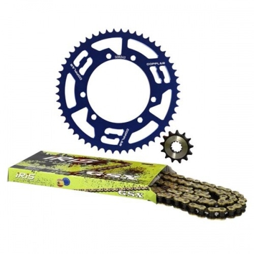 Chain Kit aluminium blue 13×53 – 428 Doppler Sherco 50cc Chain Kit aluminium blue 13×53 – 428 Doppler Sherco 50cc