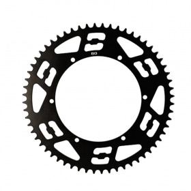 Aizmugurējais cilindrs 60 zobu Doppler alumīnija CNC melns MBK 51 / Peugeot 103