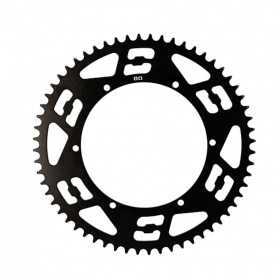 Rear Sprocket 60 teeth Doppler aluminium CNC black MBK 51 / Peugeot 103