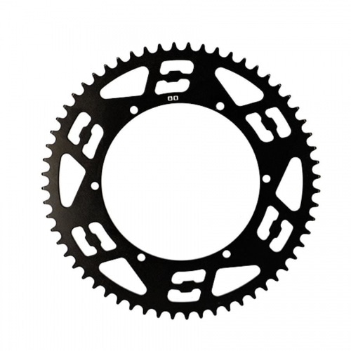 Rear Sprocket 60 teeth Doppler aluminium CNC black MBK 51 / Peugeot 103 Rear Sprocket 60 teeth Doppler aluminium CNC black MBK 51 / Peugeot 103