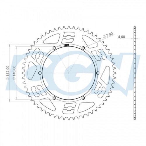 Aizmugurējais cilindrs 60 zobu Doppler alumīnija CNC melns MBK 51 / Peugeot 103 Aizmugurējais cilindrs 60 zobu Doppler alumīnija CNC melns MBK 51 / Peugeot 103