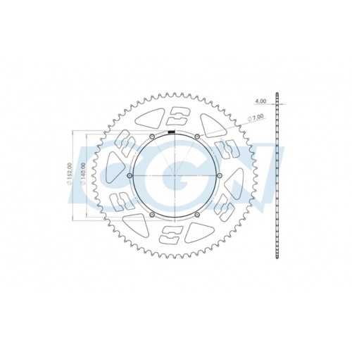 Rear Sprocket 68 teeth Doppler aluminium CNC black MBK 51 / Peugeot 103 Rear Sprocket 68 teeth Doppler aluminium CNC black MBK 51 / Peugeot 103