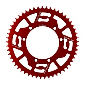 Aizmugurējā zobrats 53 zobi - 420 Doppler alumīnija CNC sarkans Fantic Caballero pirms 2015 gada