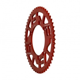 Aizmugurējā zobrats 53 zobi - 420 Doppler alumīnija CNC sarkans Fantic Caballero pirms 2015 gada