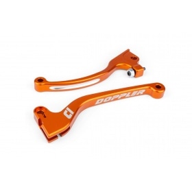 Bremžu / sajūga svira (AJP) Doppler CNC oranžā krāsā Rieju MRT