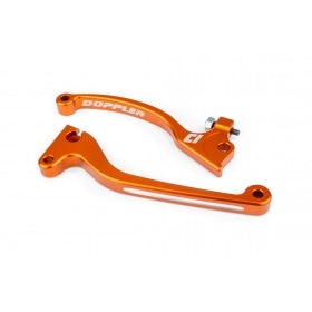 Bremžu / sajūga svira (AJP) Doppler CNC oranžā krāsā Rieju MRT