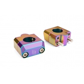 Handlebar Clamps 28mm Doppler aluminum neochrome