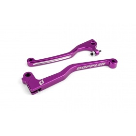 Brake / Clutch Lever Set Doppler CNC purple Beta RR