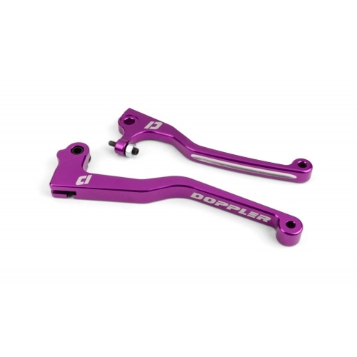 Brake / Clutch Lever Set Doppler CNC purple Beta RR Brake / Clutch Lever Set Doppler CNC purple Beta RR