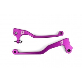 Brake / Clutch Lever Set Doppler CNC purple Beta RR
