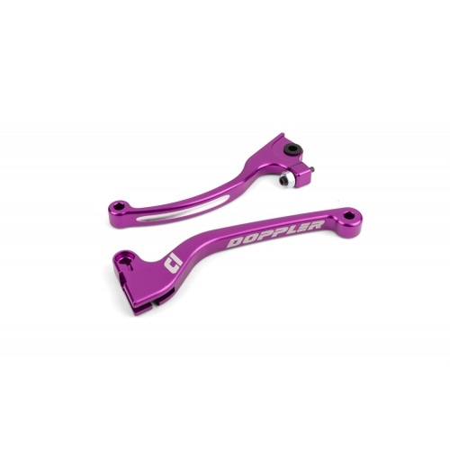 Brake / Clutch Lever Set Doppler CNC purple Rieju / Derbi / Sherco Brake / Clutch Lever Set Doppler CNC purple Rieju / Derbi / Sherco