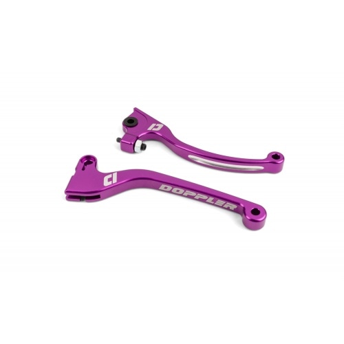 Brake / Clutch Lever Set Doppler CNC purple Rieju / Derbi / Sherco Brake / Clutch Lever Set Doppler CNC purple Rieju / Derbi / Sherco