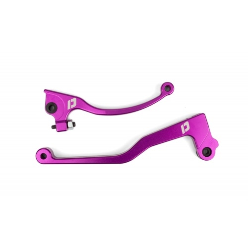 Brake / Clutch Lever Set Doppler CNC purple Rieju MRT after 2018 Brake / Clutch Lever Set Doppler CNC purple Rieju MRT after 2018
