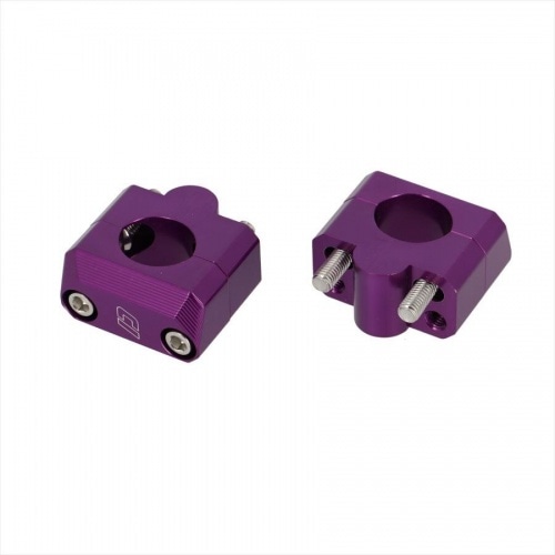 Handlebar Clamps 28mm Doppler aluminum purple Handlebar Clamps 28mm Doppler aluminum purple