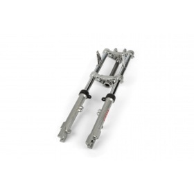 Вилка EBR гидравлическая серебристая d.28m Peugeot 103 / MBK 51