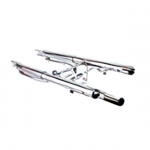 Вилка EBR хромированная Peugeot 103 MVL без верхнего тройного зажима (17 дюймов) Вилка EBR хромированная Peugeot 103 MVL без верхнего тройного зажима (17 дюймов)