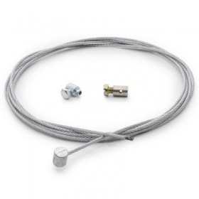 Clutch Cable with sleeve and clamp d.2mm - 2M