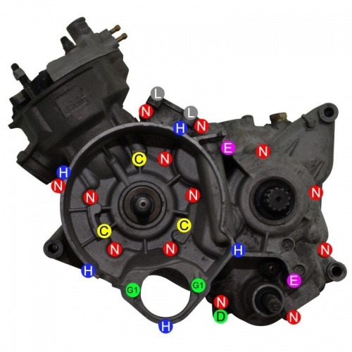 Engine Bolt Set Easyboost AM6 Engine Bolt Set Easyboost AM6