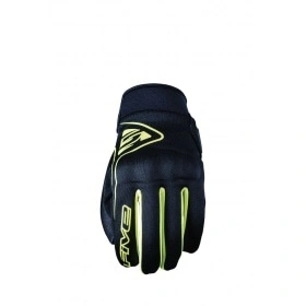 Velosipēdu cimdi Street Five Globe melni / neona dzelteni S