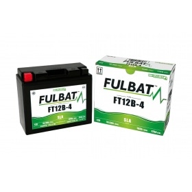 Akumulators Fulbat FT12B-4 12V - 10Ah SLA (gēla) bez apkopes / gatavs lietošanai