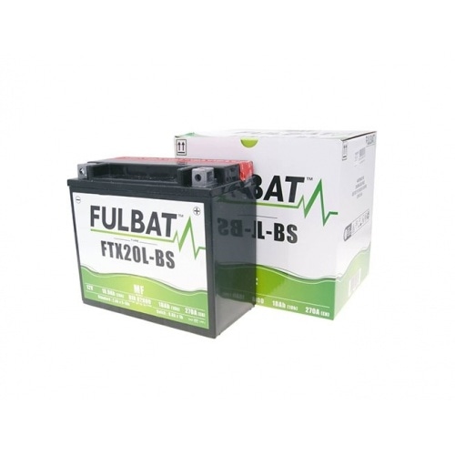 Battery FTX20L-BS Fulbat 12V - 18Ah maintenance-free, including acid pack Battery FTX20L-BS Fulbat 12V - 18Ah maintenance-free, including acid pack